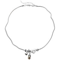 Collana Fossil Donna in Acciaio Zircone JF85099040 - JF85099040